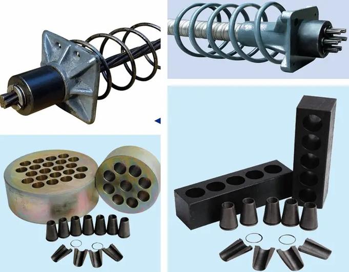 預應力張拉中關鍵構件的作用解析 錨具、夾具、錨墊板與螺旋筋
